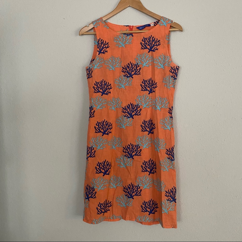 Three Islands Coral Dress